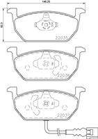 BREMBO P85137 Bremsbelagsatz, Scheibenbremse