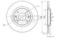 TOMEX Brakes TX7094 Bremsscheibe