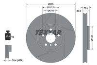 TEXTAR 92317105 Bremsscheibe