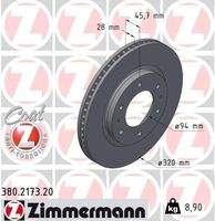 ZIMMERMANN 380217320 Bremsscheibe
