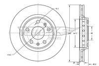 TOMEX Brakes TX7353 Bremsscheibe