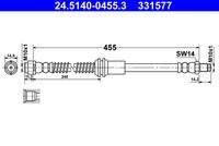 ATE 24514004553 Bremsschlauch