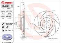 BREMBO 09878021 Bremsscheibe