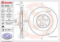 BREMBO 09D94011 Bremsscheibe