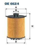 FILTRON OE662/4 Ölfilter