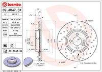 BREMBO 09A0473X Bremsscheibe