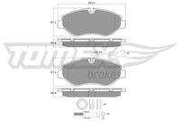 TOMEX Brakes TX15861 Bremsbelagsatz, Scheibenbremse