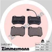 ZIMMERMANN 248521602 Bremsbelagsatz, Scheibenbremse