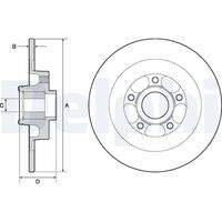 DELPHI BG9138RS Bremsscheibe