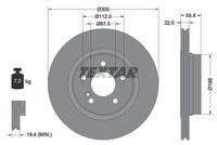 TEXTAR 92176203 Bremsscheibe