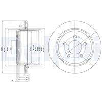 DELPHI BG3073 Bremsscheibe