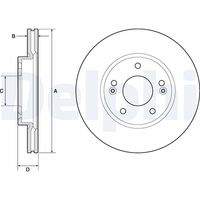 DELPHI BG4745C Bremsscheibe