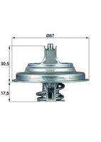 MAHLE TX5483D Thermostat, Kühlmittel