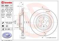 BREMBO 09A96111 Bremsscheibe