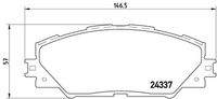 BREMBO P83071 Bremsbelagsatz, Scheibenbremse