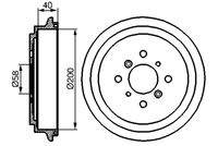 BOSCH 0986477141 Bremstrommel