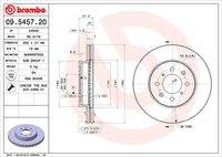 BREMBO 09545720 Bremsscheibe