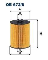 FILTRON OE672/8 Ölfilter