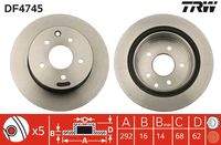 TRW DF4745 Bremsscheibe