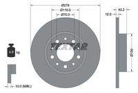 TEXTAR 92145203 Bremsscheibe