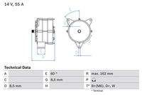 BOSCH 0986031270 Generator