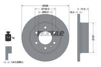 TEXTAR 93143303 Bremsscheibe