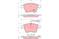 TRW GDB1556 Bremsbelagsatz, Scheibenbremse