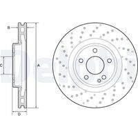 DELPHI BG4658C Bremsscheibe