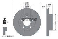 TEXTAR 92116703 Bremsscheibe