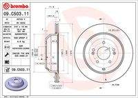 BREMBO 09C50311 Bremsscheibe