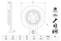 BOSCH 0986479H39 Bremsscheibe