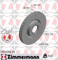 ZIMMERMANN 230626620 Bremsscheibe