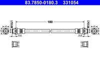 ATE 83785001803 Bremsschlauch