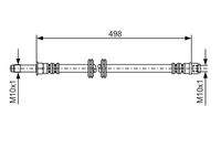 BOSCH 1987481006 Bremsschlauch