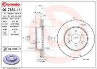 BREMBO 09765011 Bremsscheibe