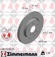 ZIMMERMANN 430263020 Bremsscheibe