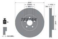 TEXTAR 92317203 Bremsscheibe