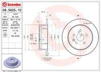 BREMBO 08562510 Bremsscheibe
