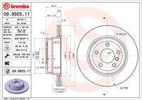 BREMBO 09992511 Bremsscheibe