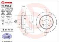 BREMBO 08473821 Bremsscheibe