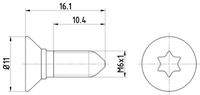 MINTEX TPM0008 Schraube, Bremsscheibe