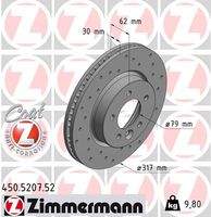 ZIMMERMANN 450520752 Bremsscheibe