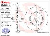BREMBO 09D06933 Bremsscheibe