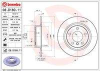 BREMBO 08D18011 Bremsscheibe