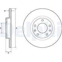 DELPHI BG4661C Bremsscheibe