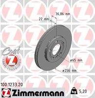 ZIMMERMANN 100123320 Bremsscheibe