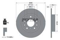 TEXTAR 92324703 Bremsscheibe