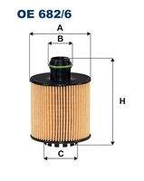 FILTRON OE682/6 Ölfilter