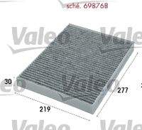 VALEO 698768 Filter, Innenraumluft