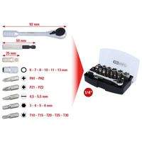 KS TOOLS 9112010 Set, Schraubendreher-Einsatz (Bits)